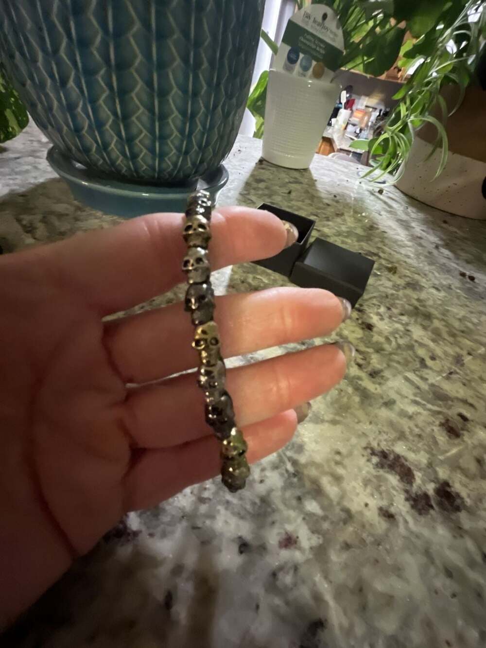 Vintage Skull Adjustable Bracelet Gothic Jewelry